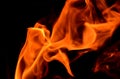 A graphical resource consisting of a flame on a dark background.