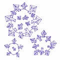 Graphical stylized image of a coronavirus.