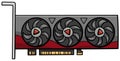 graphics card computer component cartoon clip art