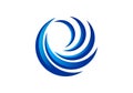 Arrow, business logo vector Royalty Free Stock Photo