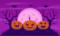 Hand drawn halloween background Royalty Free Stock Photo