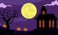 Hand drawn halloween background Royalty Free Stock Photo