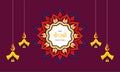 Flat design of diwali festival background. Best design