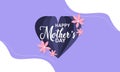 Happy mother`s day background illustration concept Royalty Free Stock Photo