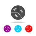 graphics and diagram icon. Elements of business chart in multi colored icons. Premium quality graphic design icon. Simple icon for Royalty Free Stock Photo
