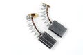 Graphite brushes of electric tools. Royalty Free Stock Photo