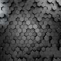 Graphite hexagonal background