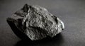 Graphite ore, also called black lead or plumbage, graphite has multiple and important industrial applications Royalty Free Stock Photo