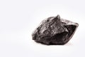 Graphite ore, also called black lead or plumbage, graphite has multiple and important industrial applications Royalty Free Stock Photo