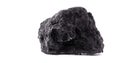 Graphite ore, also called black lead or plumbago, has multiple and important industrial applications Royalty Free Stock Photo