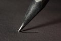 Graphite pencil makes a strip of macro, soft focus Royalty Free Stock Photo