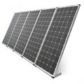 Graphite Solar Power Station Panels isolated on white background Royalty Free Stock Photo