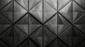 Graphitic triangles on a black geometric background Royalty Free Stock Photo