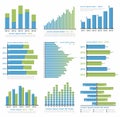 Graphs and Charts Royalty Free Stock Photo