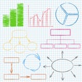 Graphs and diagrams Royalty Free Stock Photo