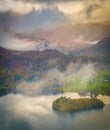 Grasmere on a cloudy autumn afternoon Royalty Free Stock Photo