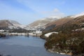 Grasmere and Helvellyn from Loughrigg Terrace, UK Royalty Free Stock Photo