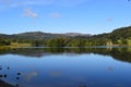 Grasmere lake in the lake district England Royalty Free Stock Photo