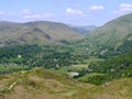 Grasmere seen from Loughrigg Fell Royalty Free Stock Photo