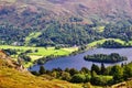 Grasmere from Silver Howe Royalty Free Stock Photo