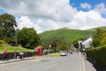 Grasmere village Cumbria uk popular tourist destination English Lake District National Park Royalty Free Stock Photo