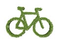 Grass bicycle symbol