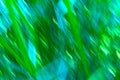 Grass blur lines with greens and blues