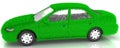 Grass covered car - eco green transport Royalty Free Stock Photo