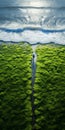 Aerial Abstractions: Captivating National Geographic Photography Of A Man Walking Near The Water