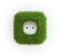 Grass covered outlet Royalty Free Stock Photo