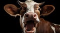 grass cow chewing Royalty Free Stock Photo