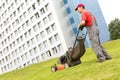 Grass cutting Royalty Free Stock Photo