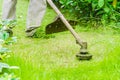 Grass cutting Royalty Free Stock Photo