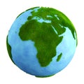 Grass earth - affrica Royalty Free Stock Photo