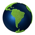 Grass Earth - South America Royalty Free Stock Photo