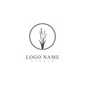 Grass grassland green natural vector logos vector business element and symbol design
