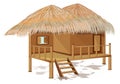 Grass hut design Royalty Free Stock Photo