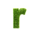 Grass lower-case letter