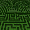 Herbal grass maze