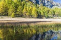 Alpe devero autumnal mountain landscape Royalty Free Stock Photo