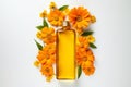 Oil aromatherapy calendula herbal flowers