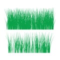 Grass outline silhouette