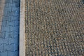 Grass paving enables the strengthening of surfaces and at the same time their grassing. Joints can also be filled with gravel, for