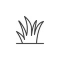 Grass Plant line icon