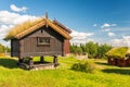 Grass roof house Royalty Free Stock Photo