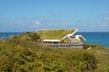 Grass Roof House Royalty Free Stock Photo