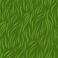 Grass seamless pattern, texture green grass waves for wallpaper ui game. Royalty Free Stock Photo