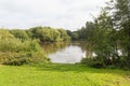 Mill Lakes, Bestwood Country Park, on a cloudy day