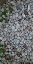 Grass On Stacked Stones Royalty Free Stock Photo