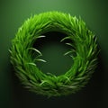 Grass symbol O, symbol art